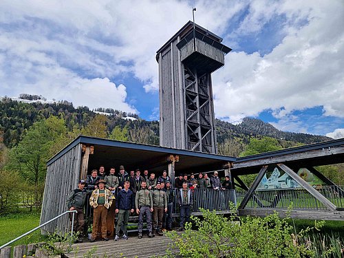 Gruppenfoto mit Vizebürgermeister Bernhard Geisler.