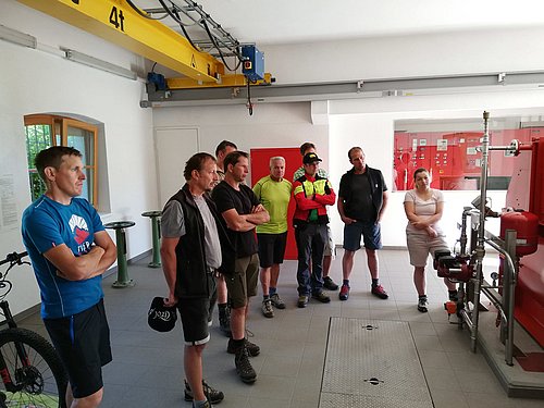 Besichtigung des Trinkwasserkraftwerkes in Wattens / Foto: Andy Hoffmann