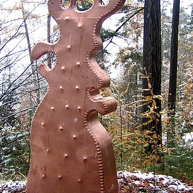 Neue Skulptur am Matzenköpfl