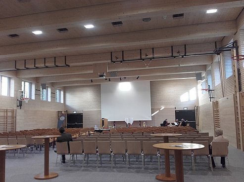 Der neue Festsaal im FBZ Traunkirchen