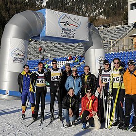 Biathleten des Tiroler Forstvereins im internationalen Wettkampf