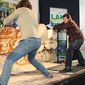 LAK-Tirol und Waldaufseher auf der Agro Alpin