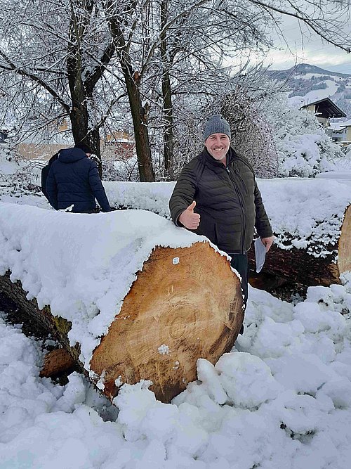 WA Johannes Lagg war sehr zufrieden mit dem Ergebnis „seines“ Blochs